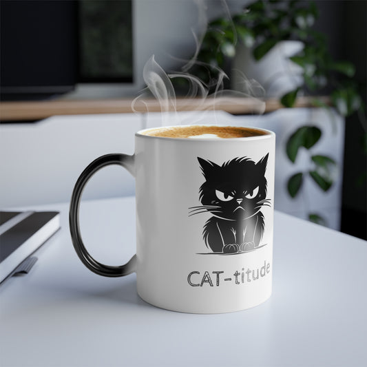 CAT-titude Color Changing Mug