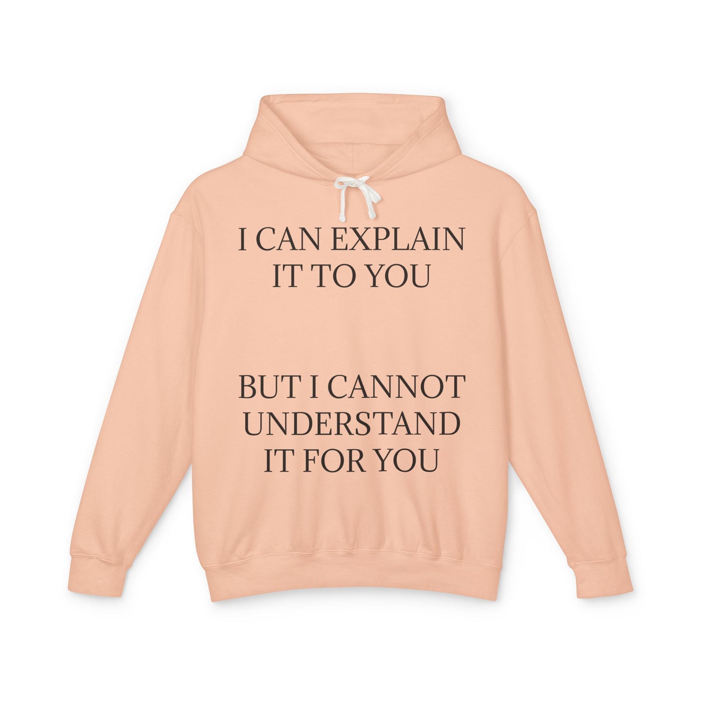I Cannot Understand It For You Unisex Lightweight Hoodie