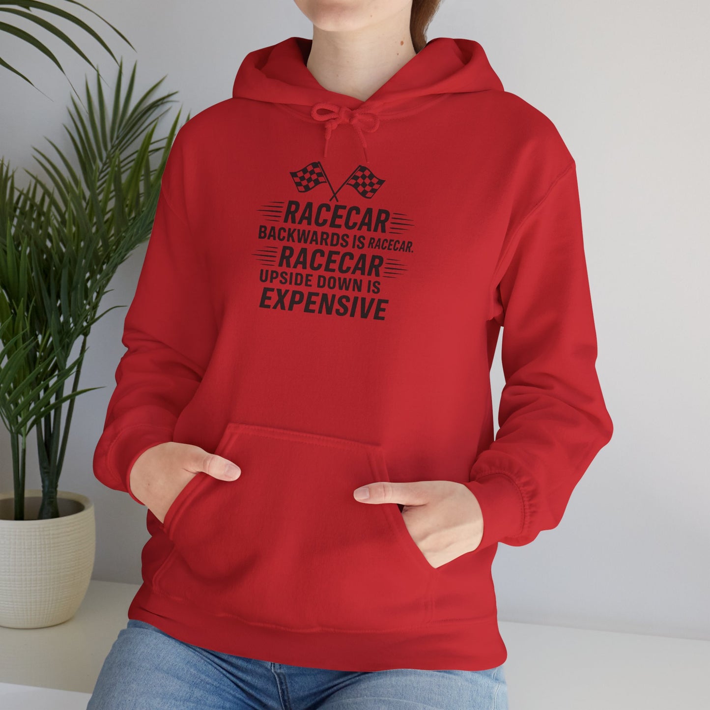 Racecar Backwards Unisex Hoodie