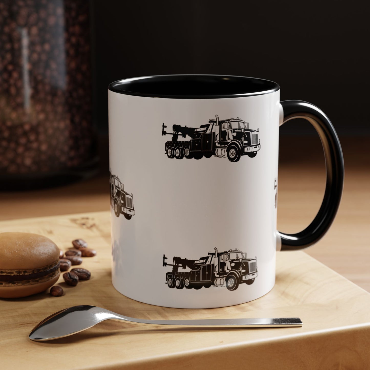 Heavy Tow Truck 2-Tone Coffee Mug