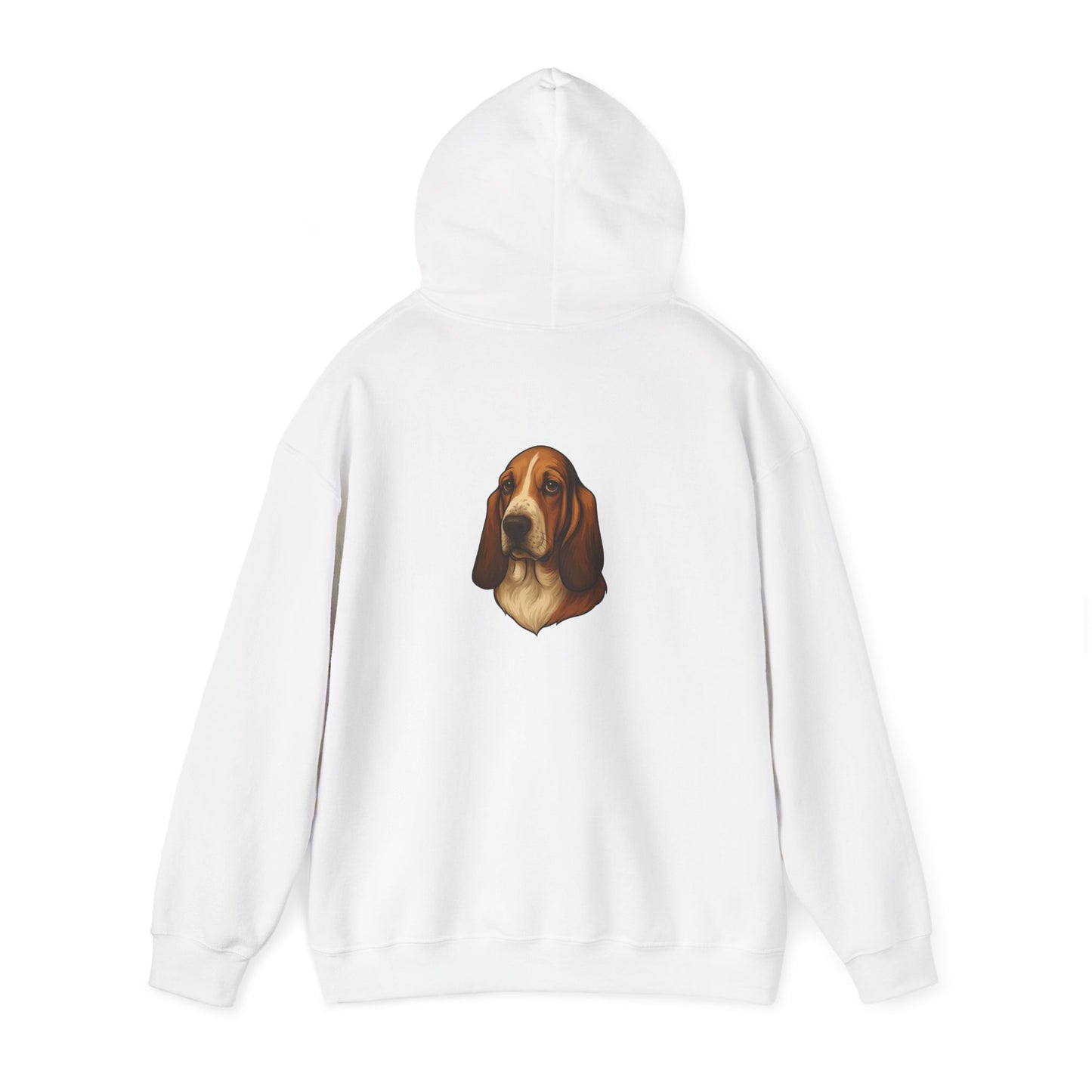 Basset Hound Head Unisex Hoodie