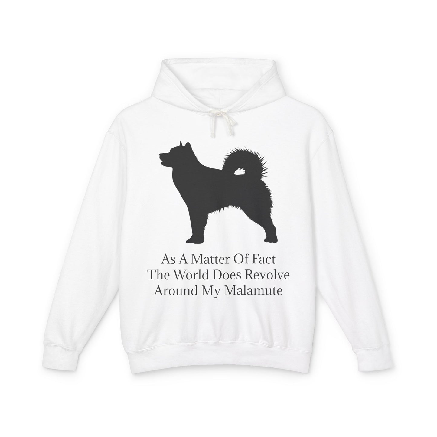 Matter Of Fact Malamute Unisex Lightweight Hoodie