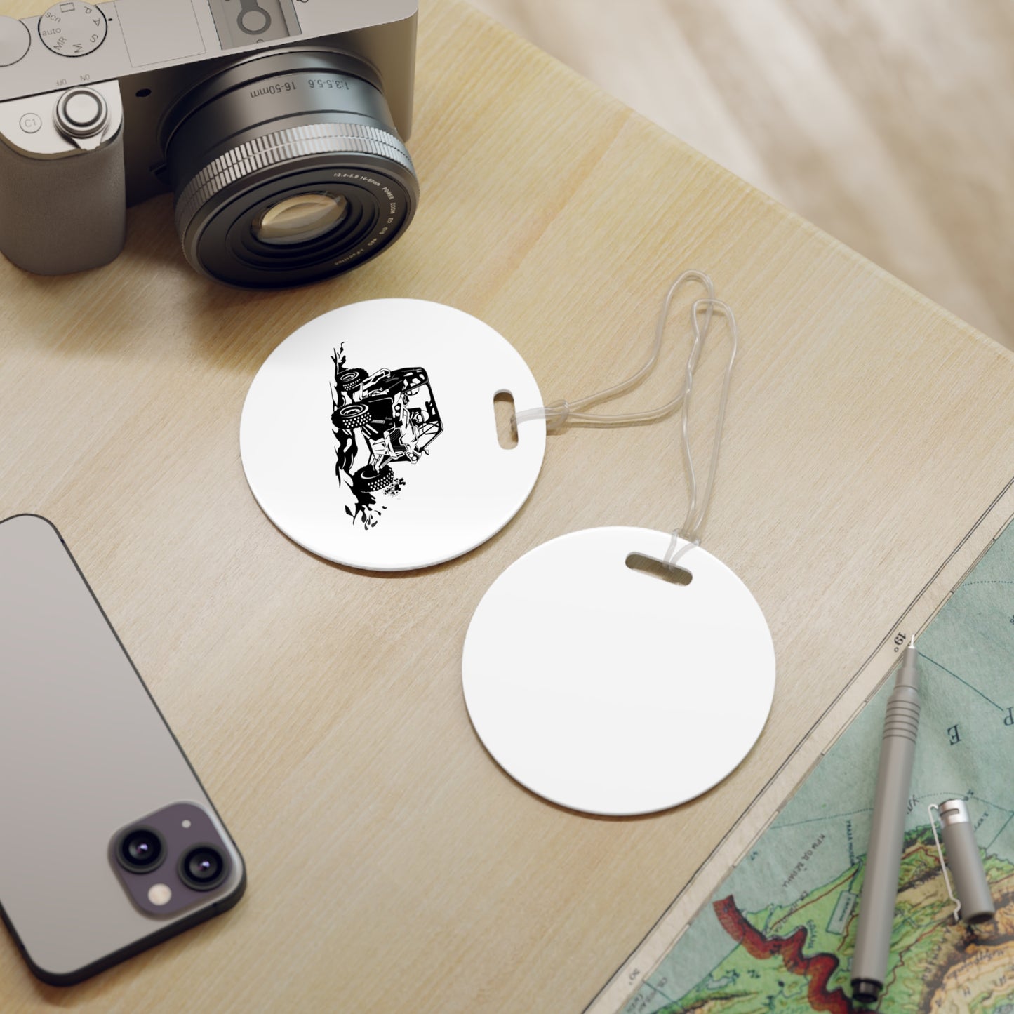 Slingin' Mud Side By Side Luggage Tag