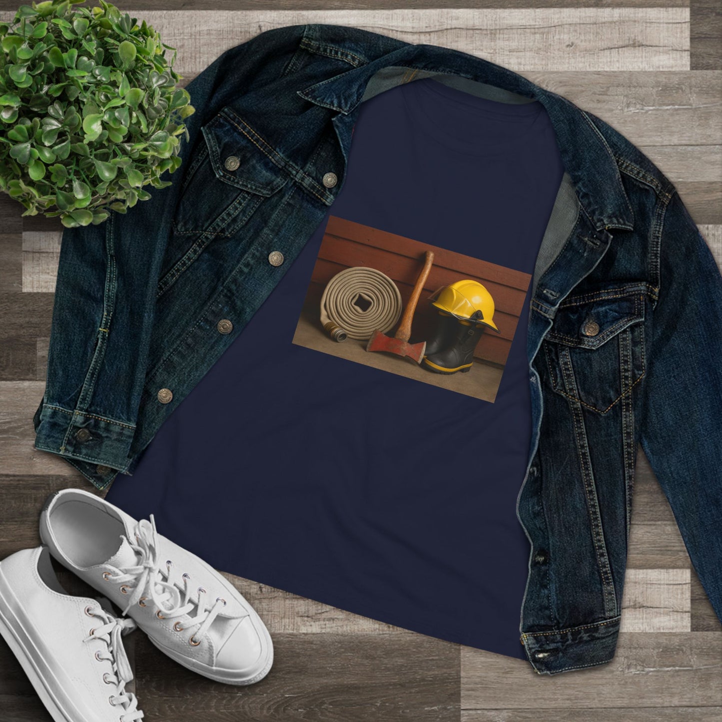 Fire/Rescue Appreciation Women's Short Sleeve Crewneck Tee