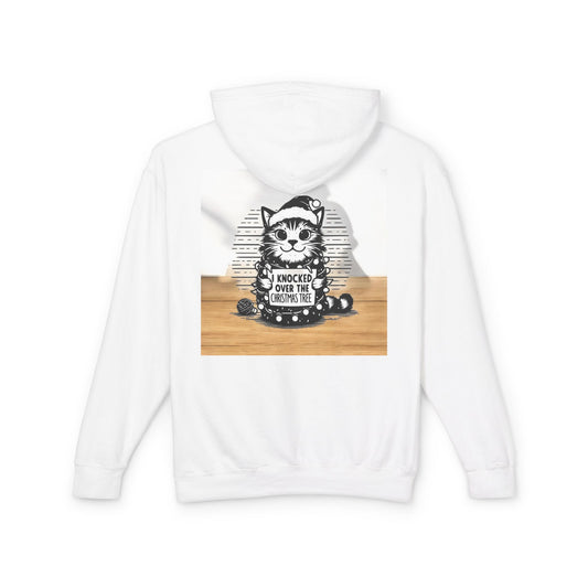Naughty Cat Unisex Lightweight Hoodie