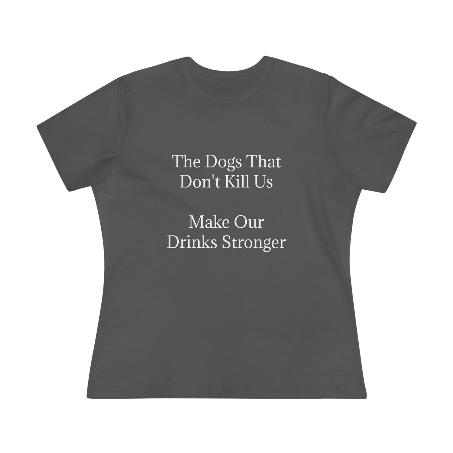 Drinks Stronger Women's Short Sleeve Crewneck Tee