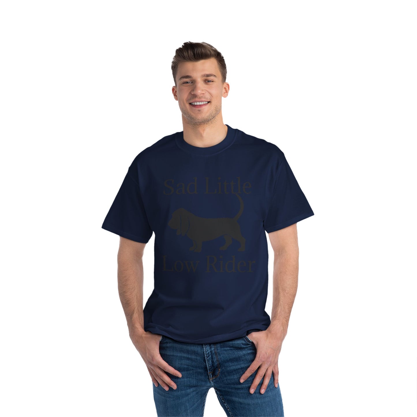 Sad Little Low Rider Men's Short-Sleeve Crewneck Tee