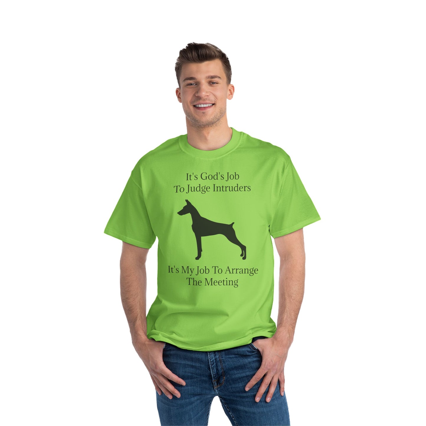 Arrange The Meeting Men's Short-Sleeve Crewneck Tee