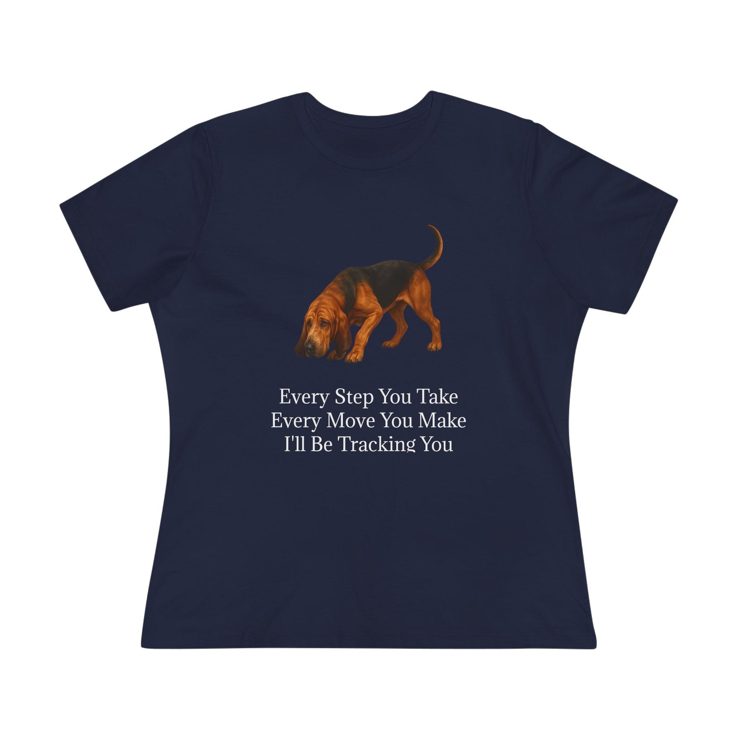 Tracking You Women's Short Sleeve Crewneck Tee