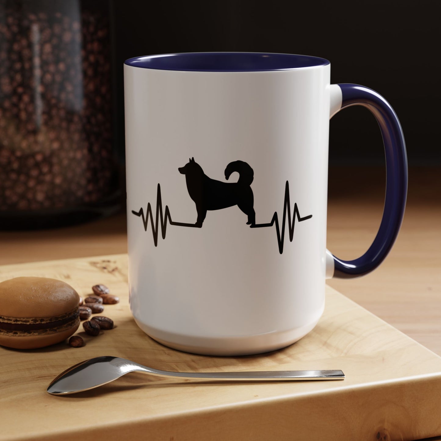 My Heart Beats For Malamutes 2-Tone Coffee Mug