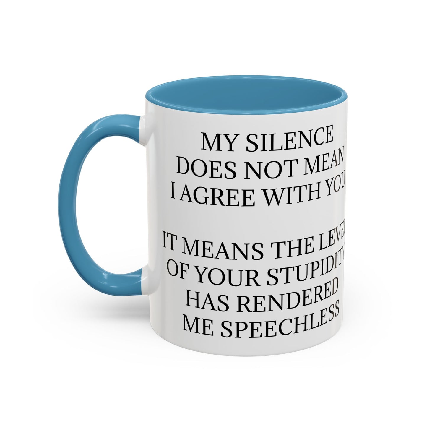 Speechless 2-Tone Coffee Mug