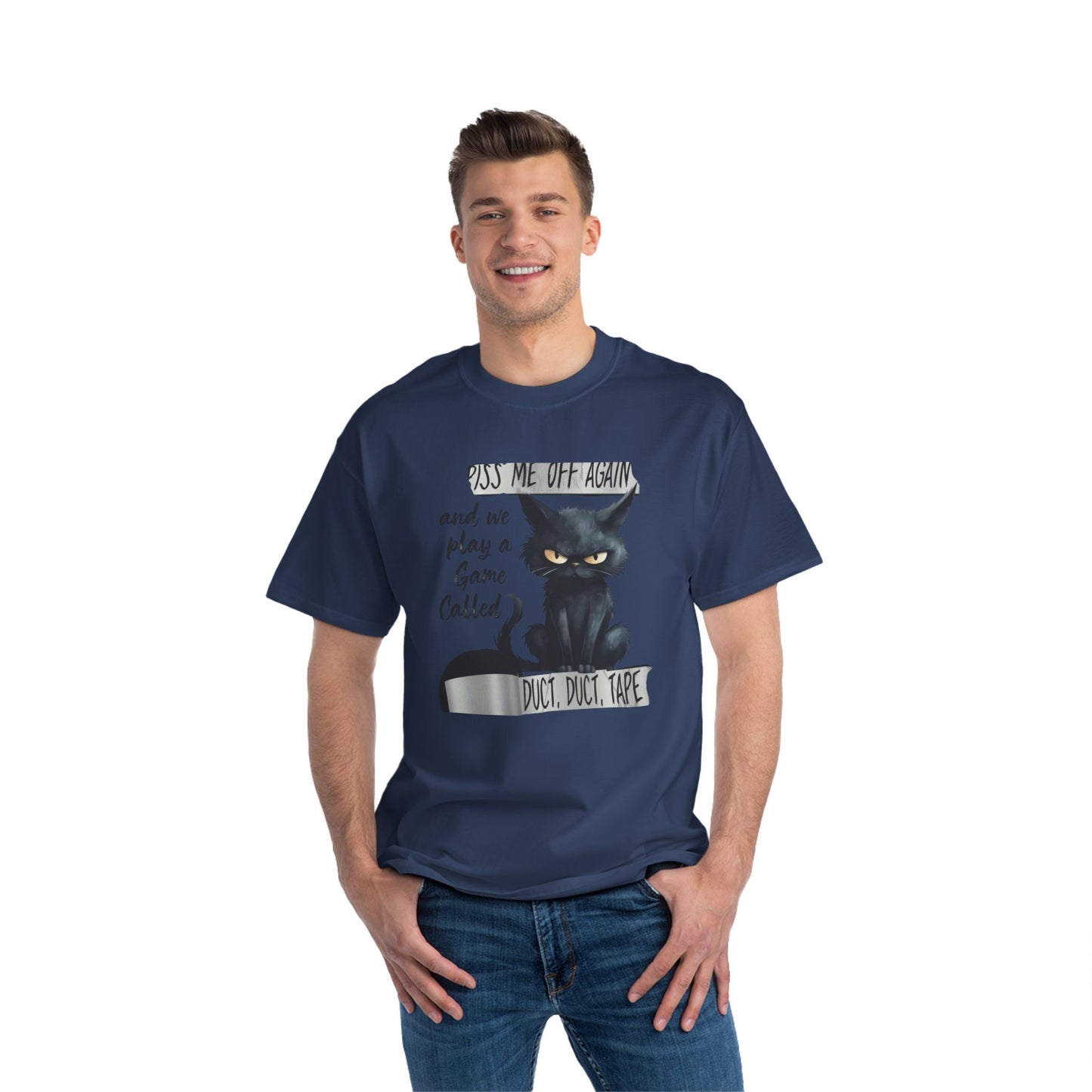 Duct, Duct, Tape Men's Short-Sleeve Crewneck Tee