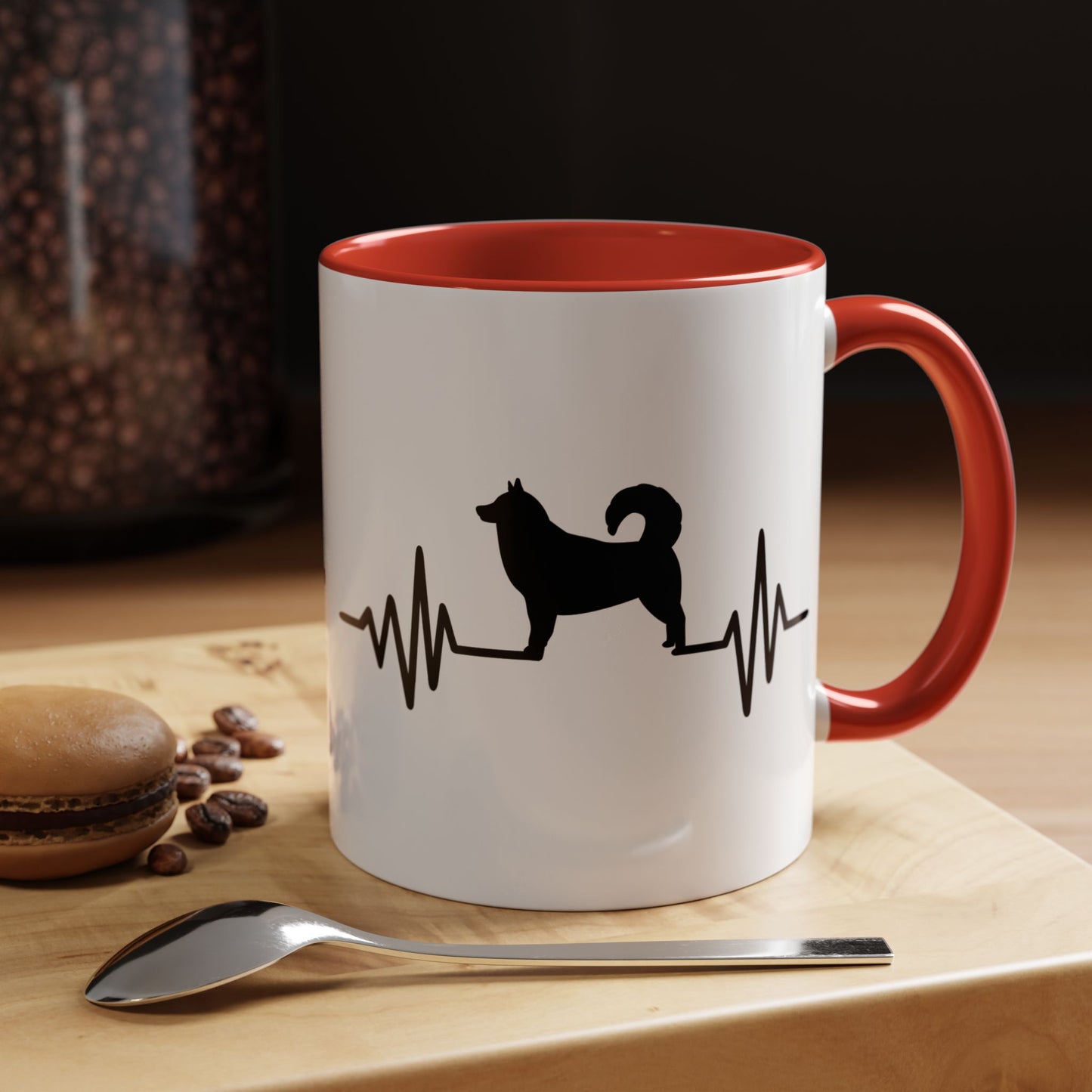 My Heart Beats For Malamutes 2-Tone Coffee Mug