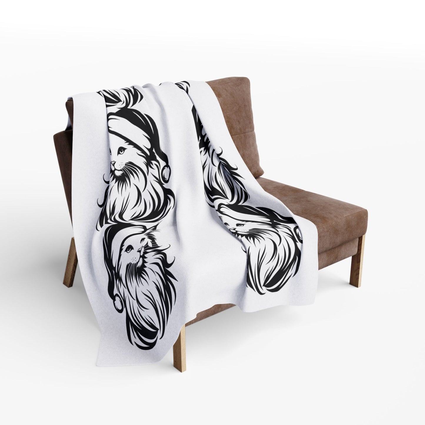 Santa Paws Cat Arctic Fleece Blanket