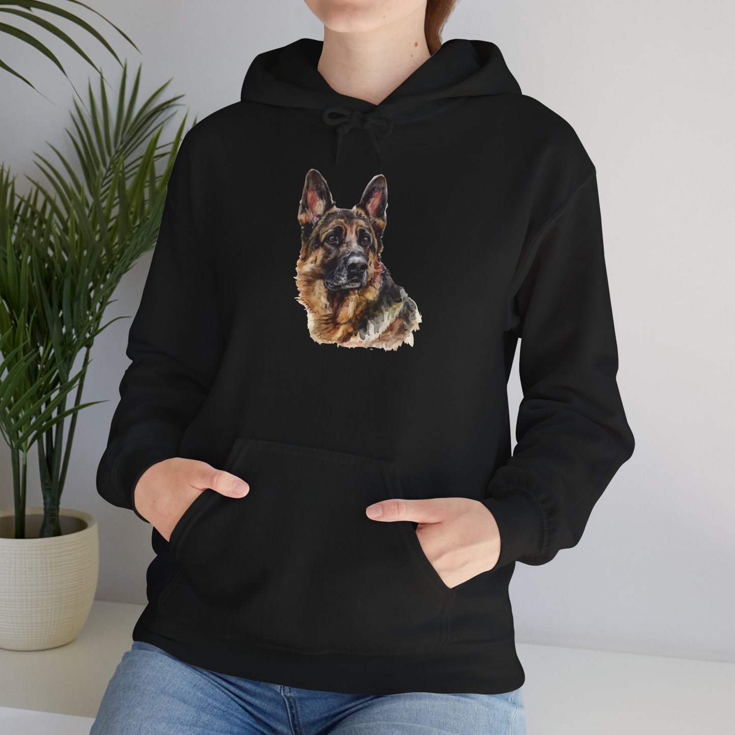 German Shepherd Head Unisex Hoodie