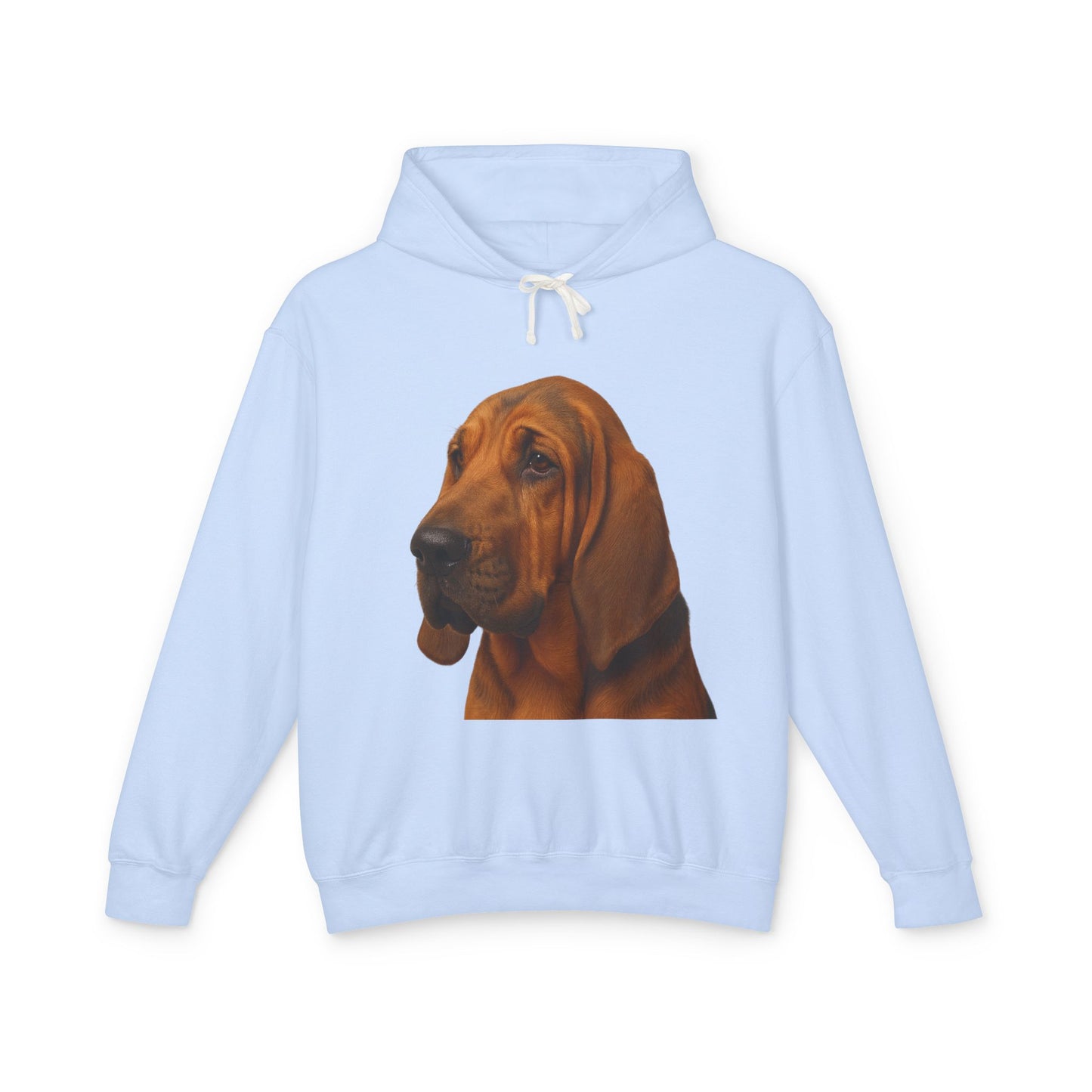 Bloodhound Head Unisex Lightweight Hoodie