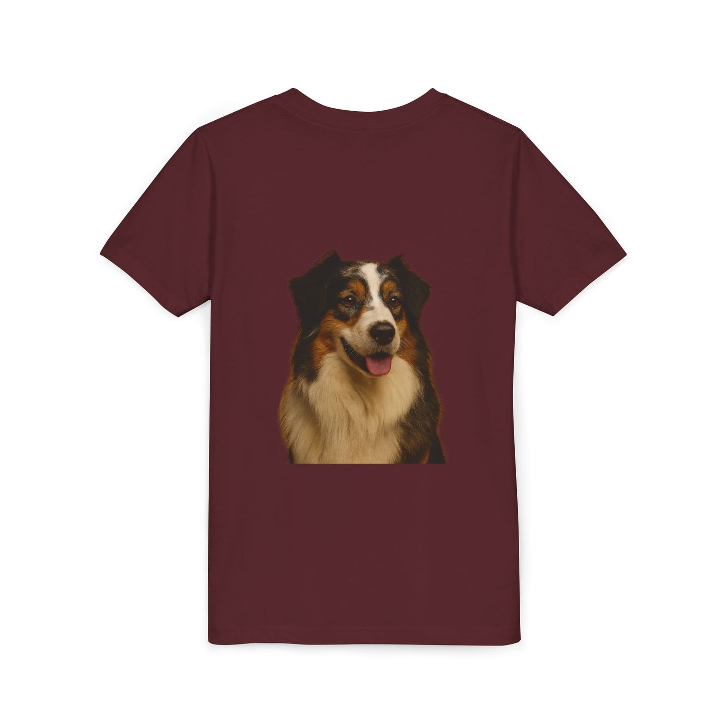 Aussie Head Youth Unisex Short Sleeve Crewneck Tee