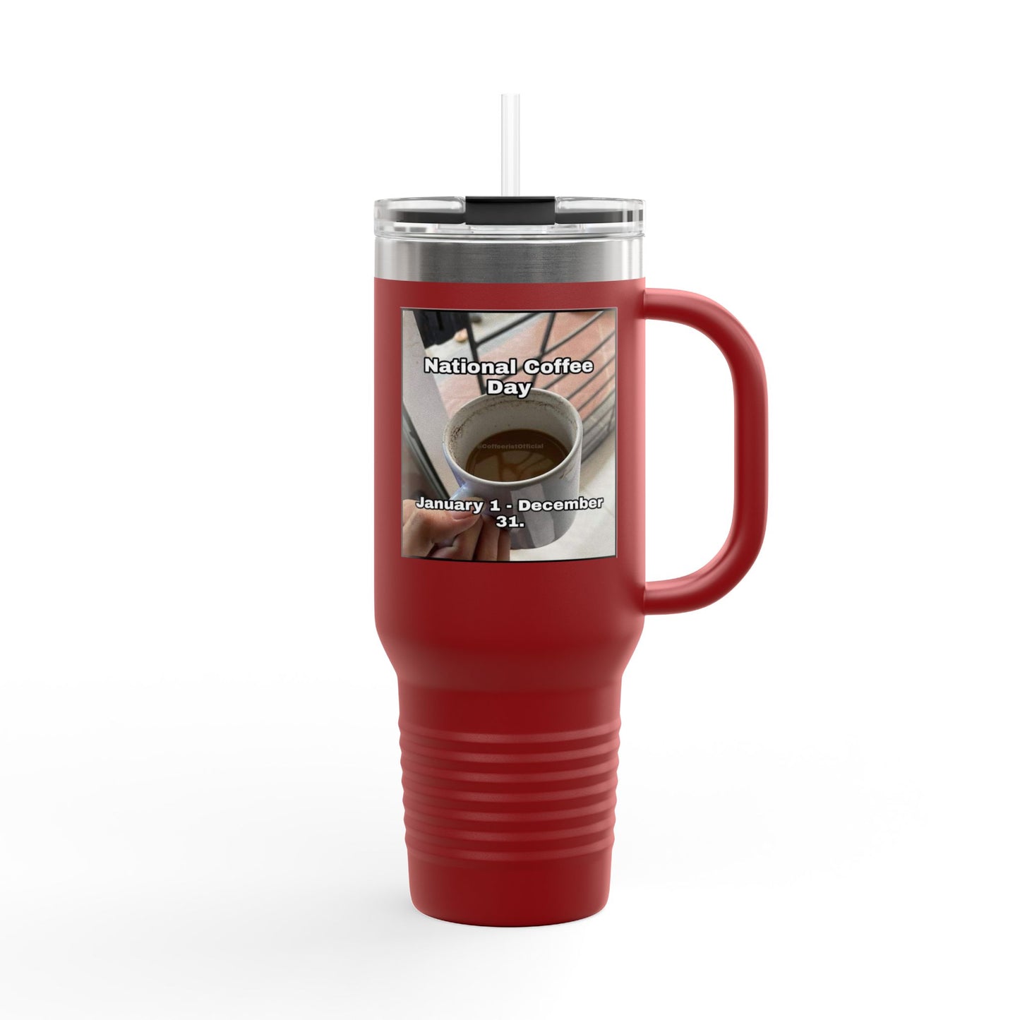 National Coffee Day Insulated Travel Mug