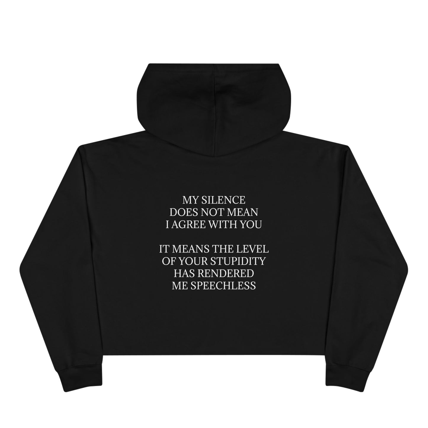 Speechless Women's Crop Hoodie