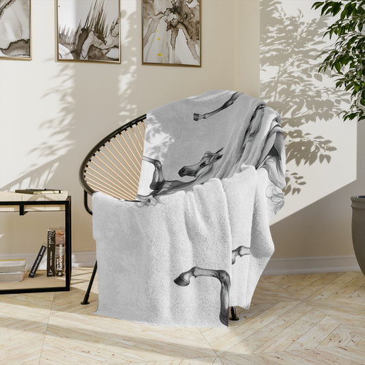 Fancy Pants Velveteen Microfiber Blanket