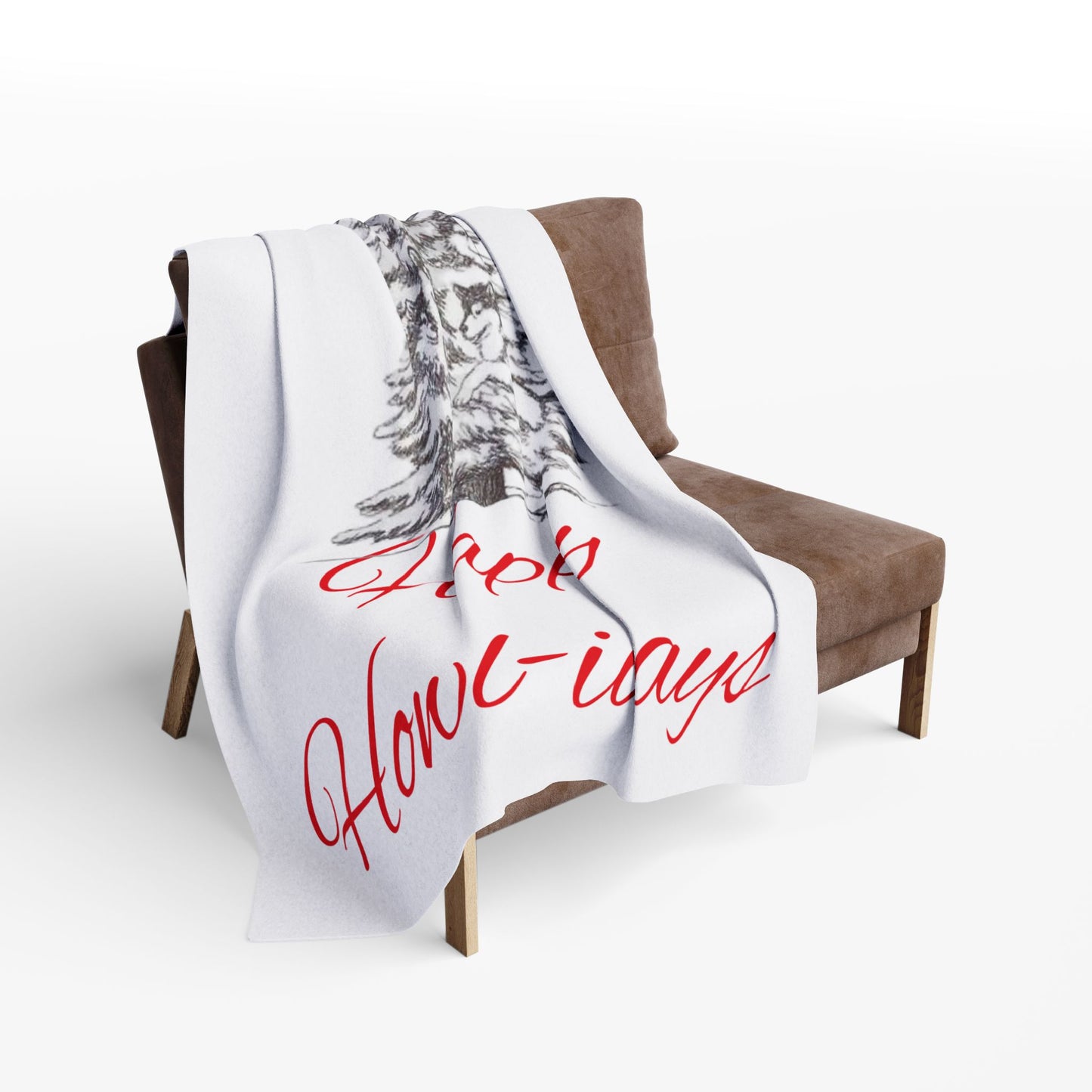 Happy Howl-idays Arctic Fleece Blanket