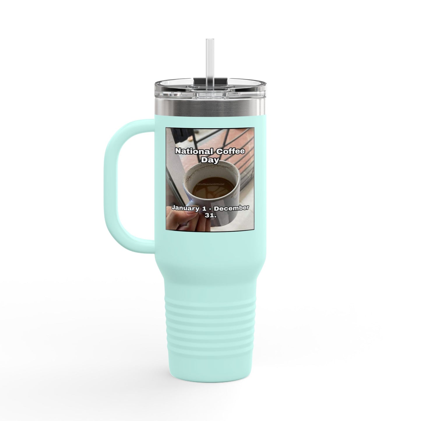 National Coffee Day Insulated Travel Mug