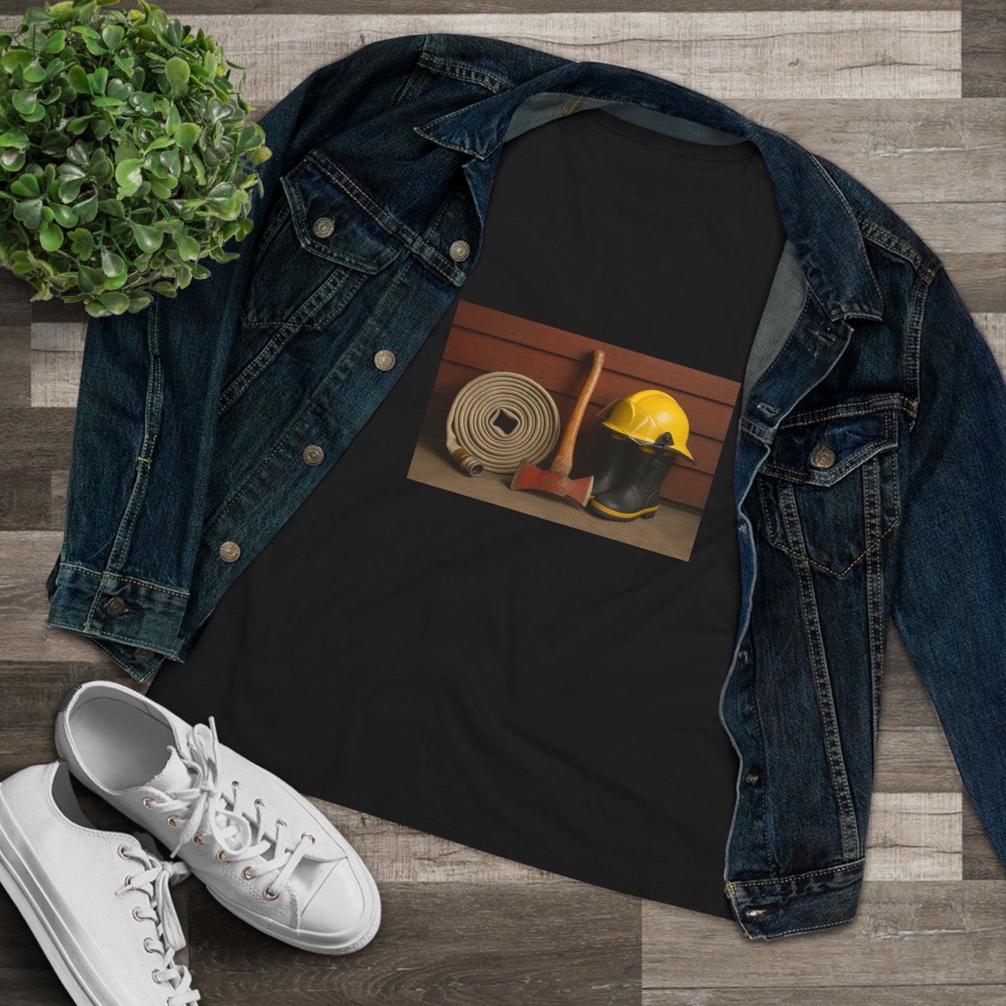 Fire/Rescue Appreciation Women's Short Sleeve Crewneck Tee