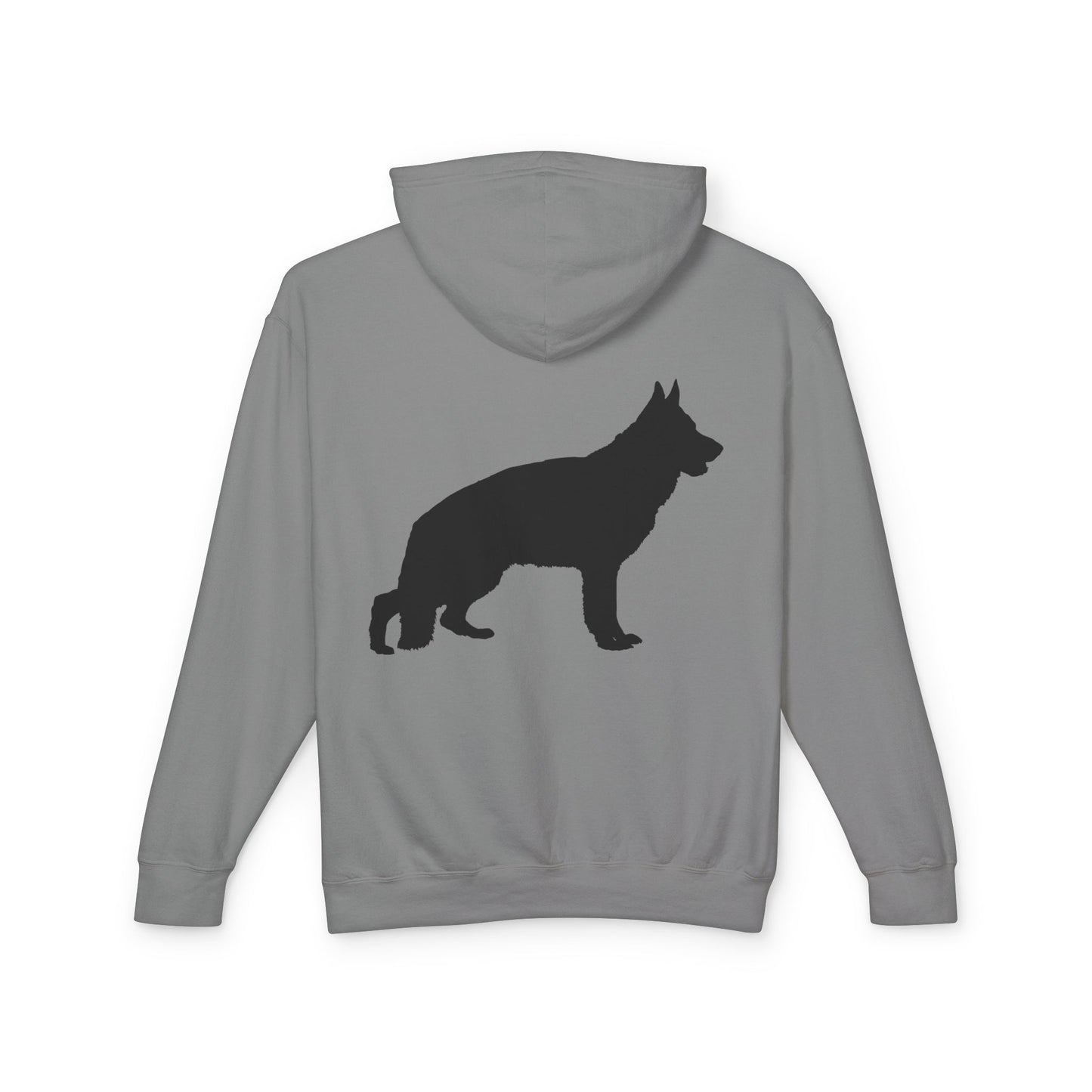 German Shepherd Silhouette Unisex Lightweight Hoodie