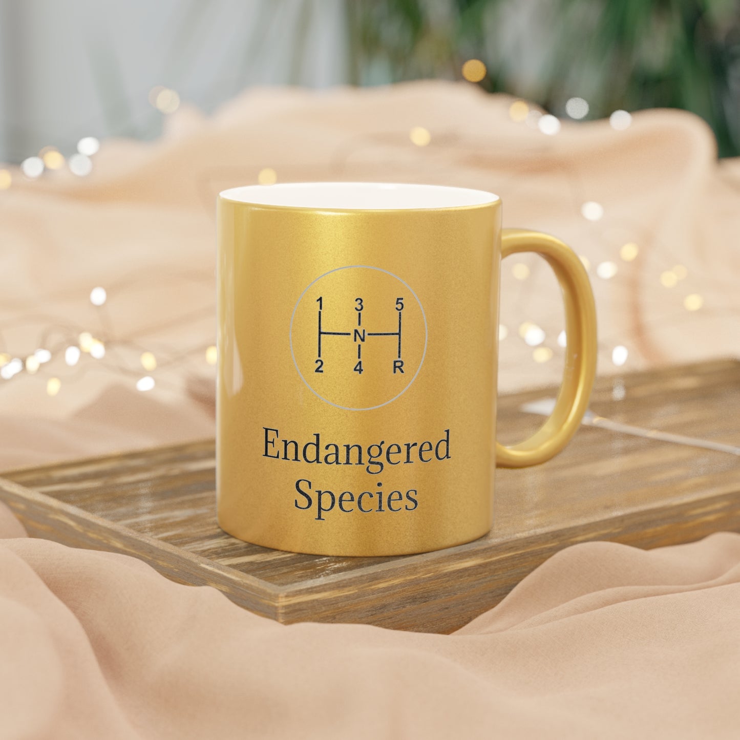 Endangered Species Metallic Coffee Mug