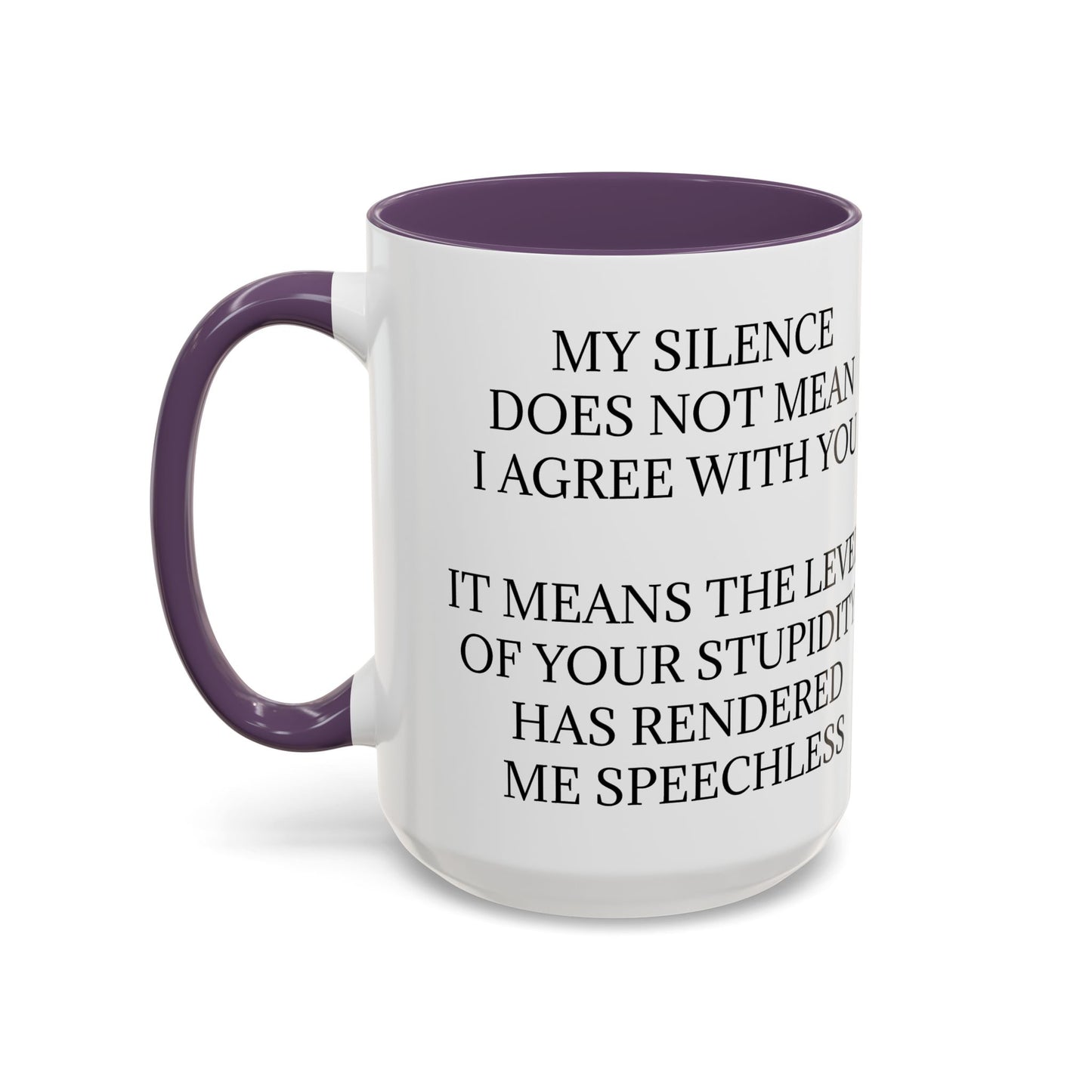 Speechless 2-Tone Coffee Mug
