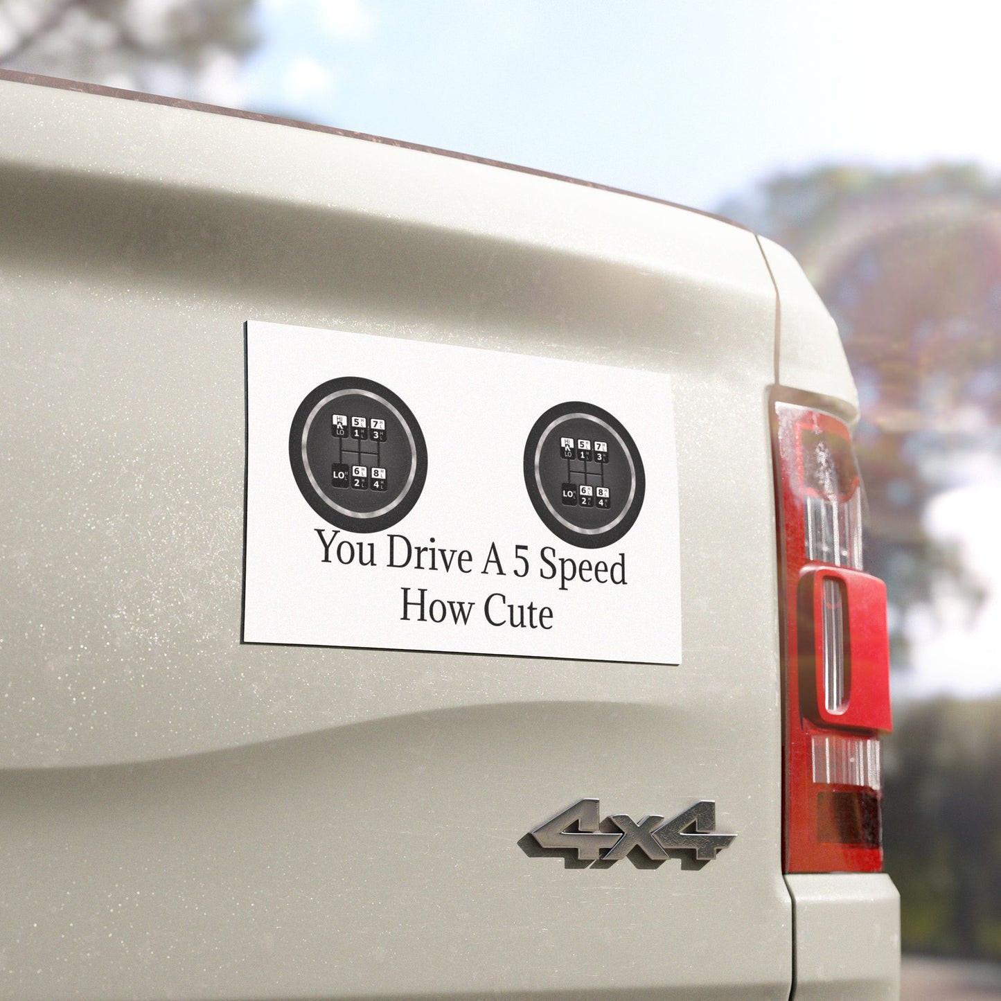 5 Speed How Cute Indoor/Outdoor Magnet