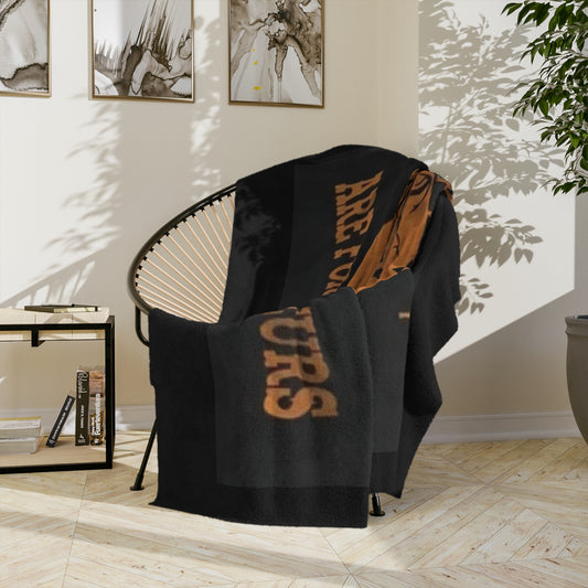 Brooms Are For Amateurs Velveteen Microfiber Blanket