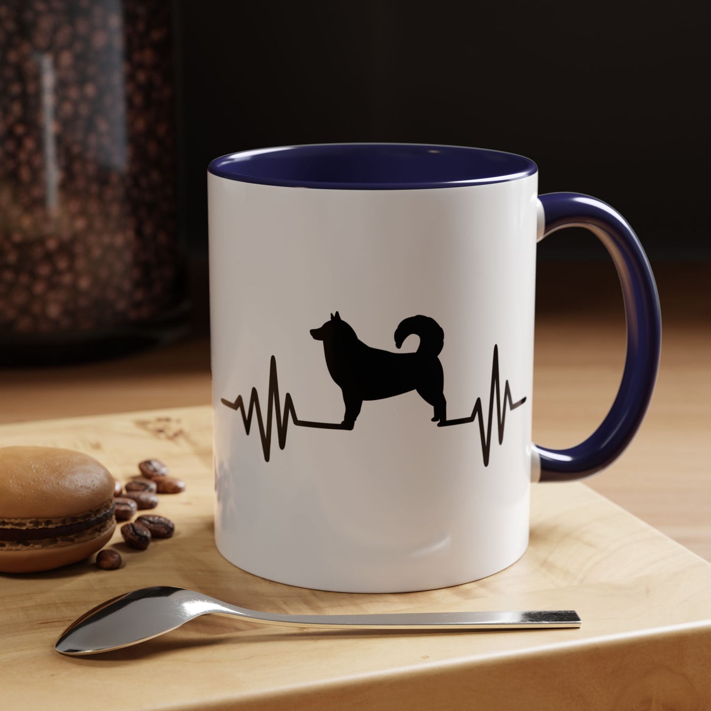 My Heart Beats For Malamutes 2-Tone Coffee Mug