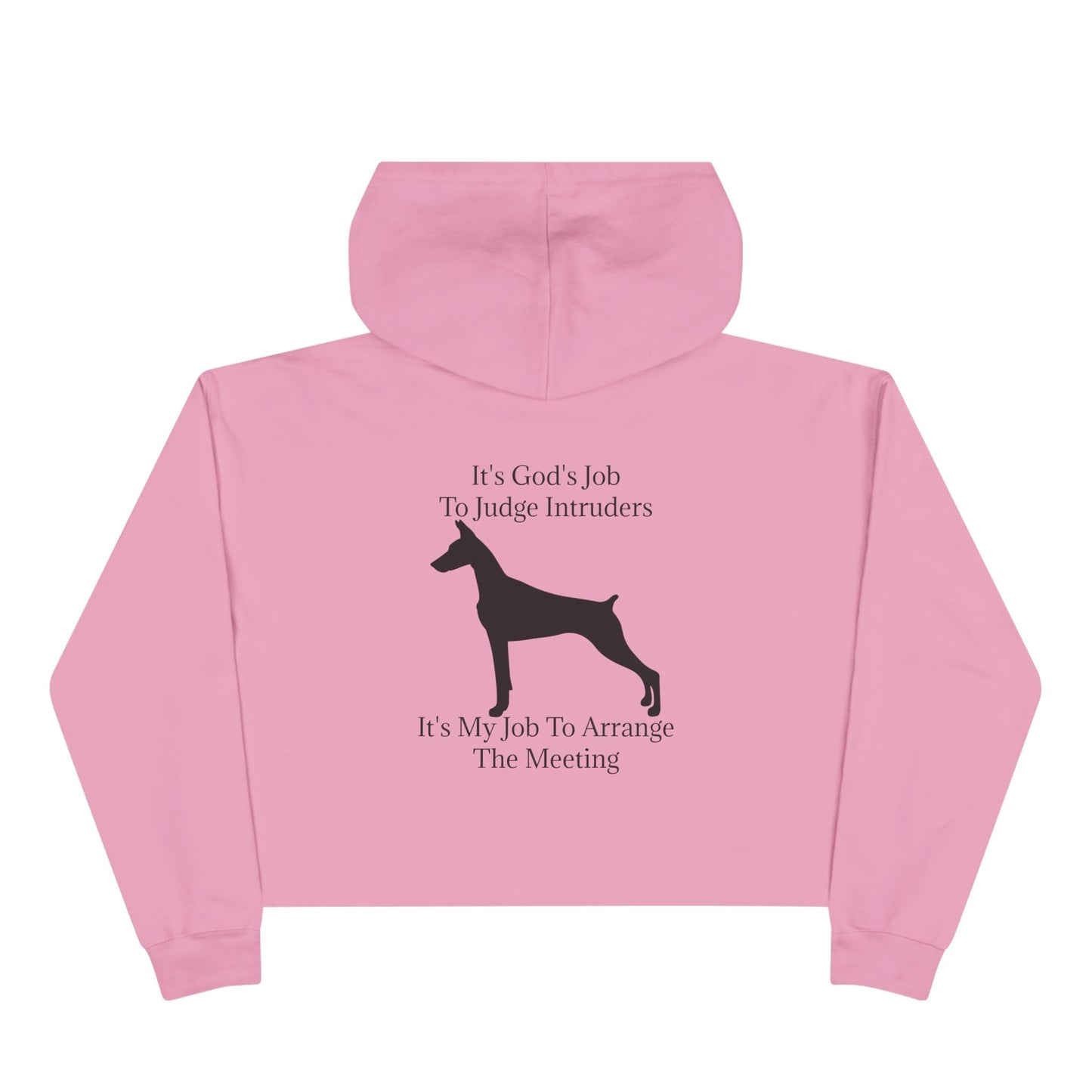 Arrange The Meeting Women's Crop Hoodie