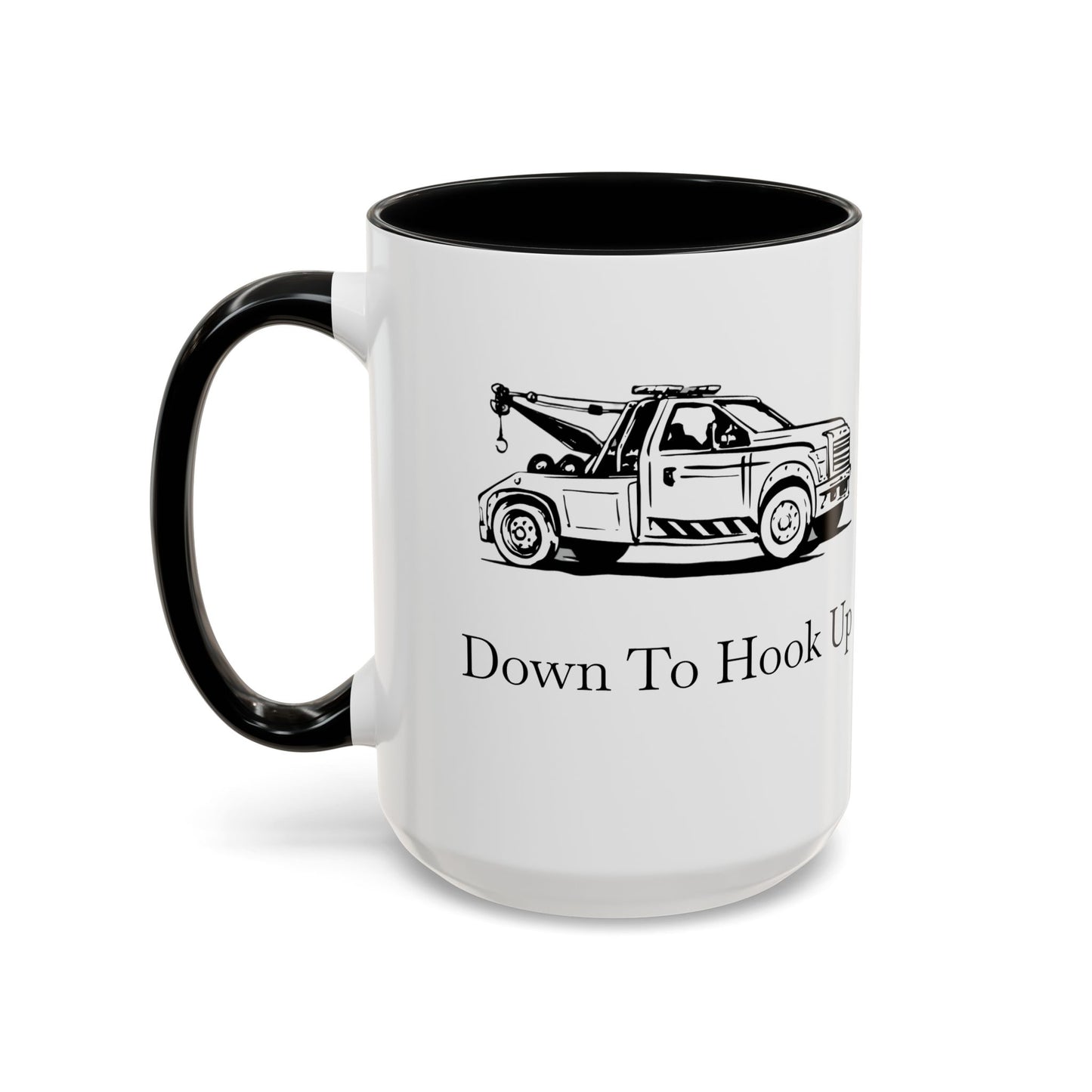 Down To Hook Up 2-Tone Coffee Mug
