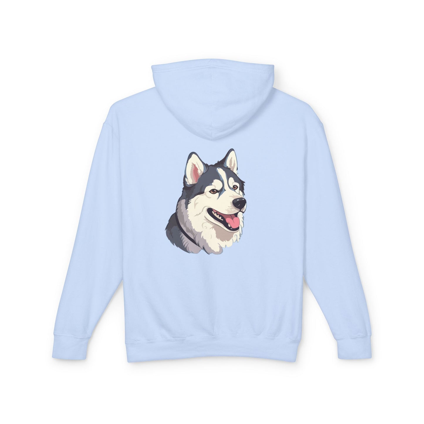 Malamute Head Unisex Lightweight Hoodie