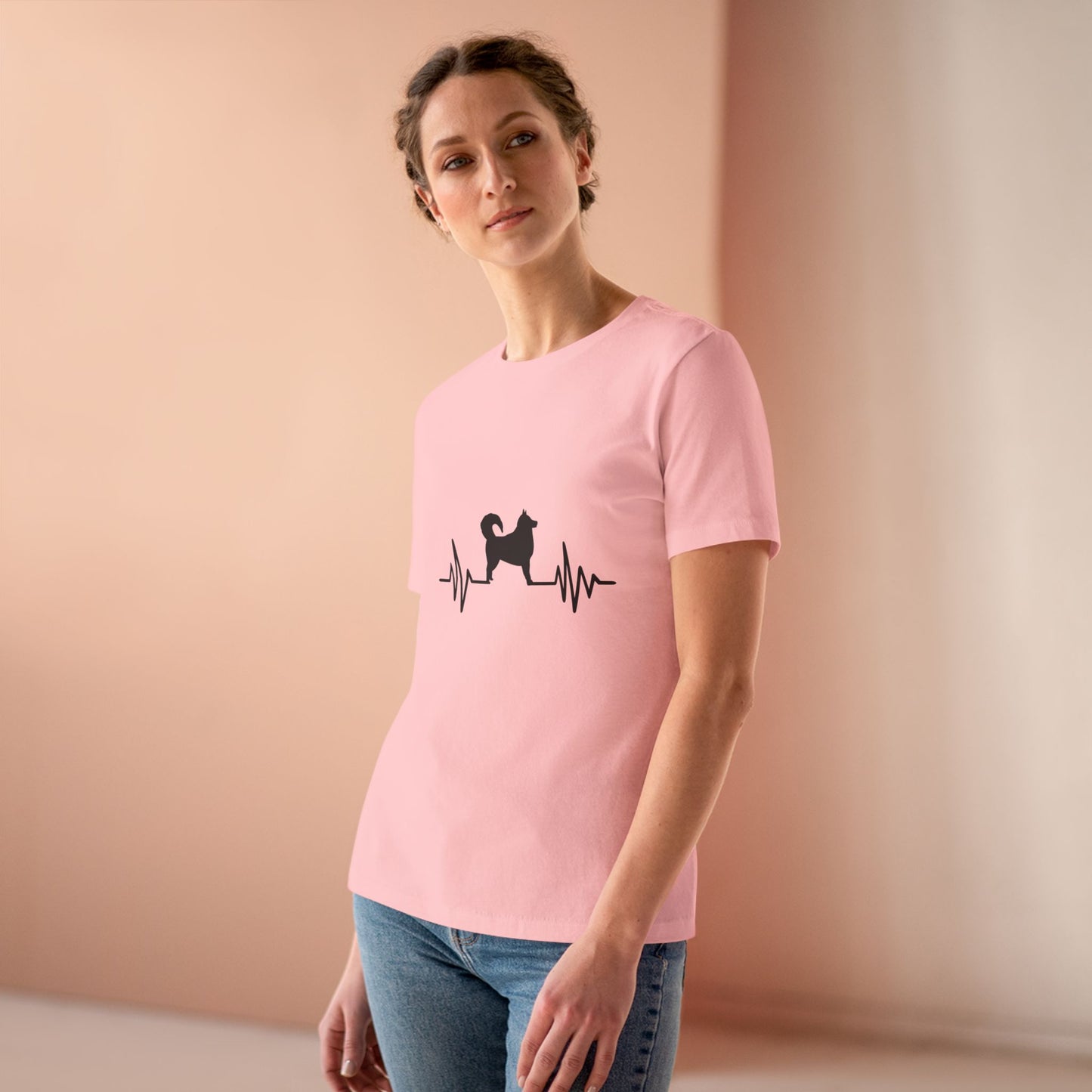 My Heart Beats For Malamutes Women's Short Sleeve Crewneck Tee