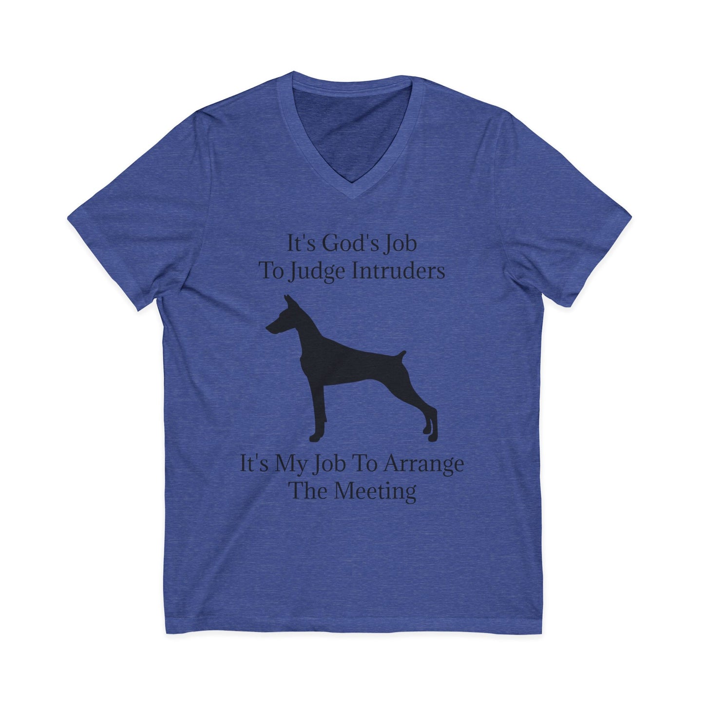 Arrange The Meeting Unisex Short Sleeve V-Neck Tee