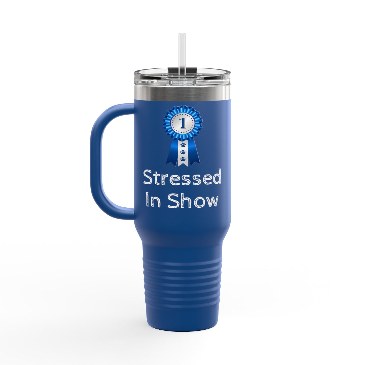 Stressed In Show Insulated Travel Mug