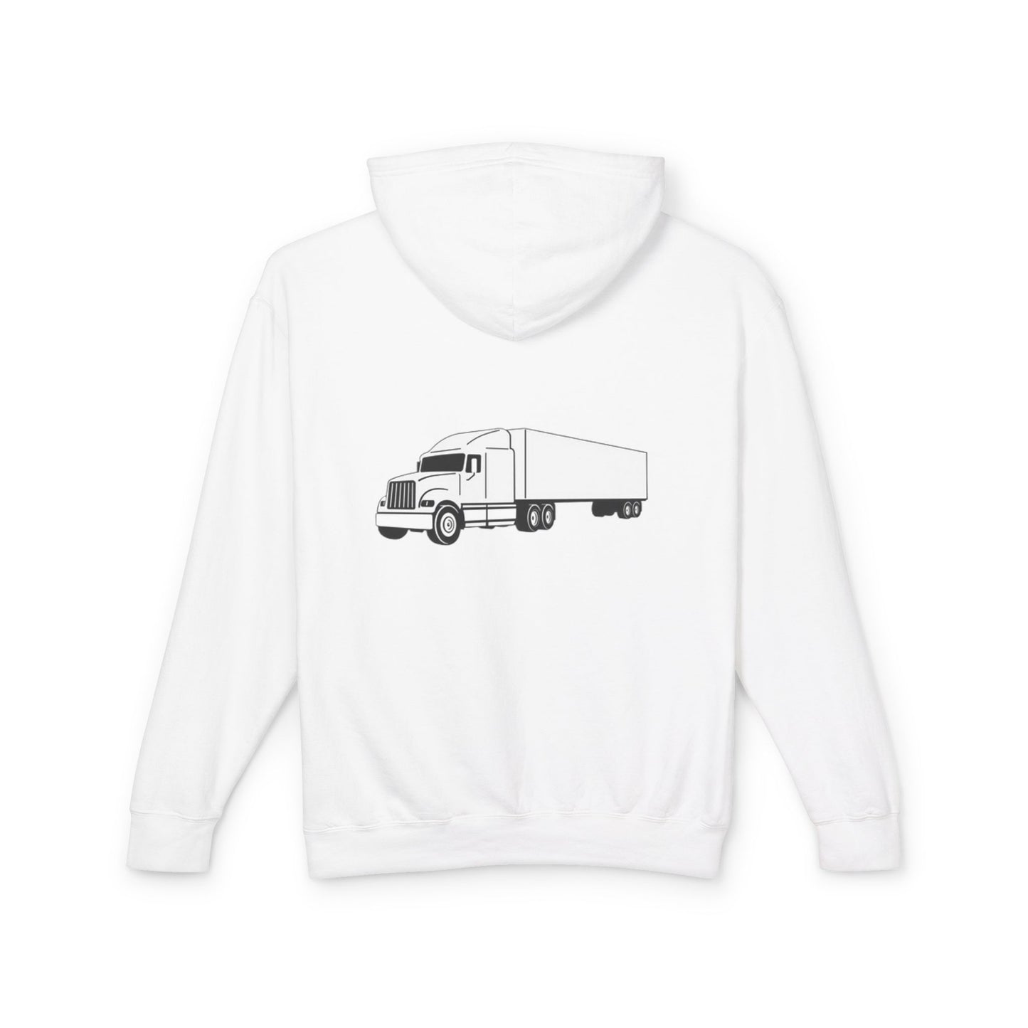 Semi Truck Unisex Lightweight Hoodie