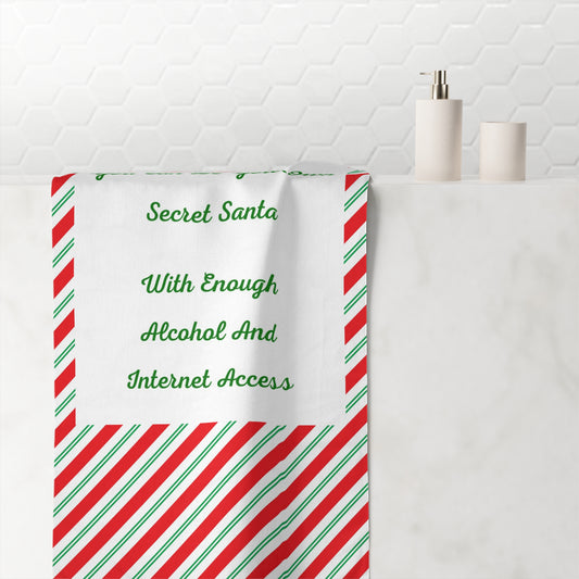 Your Own Secret Santa Mink-Cotton  Beach Towel