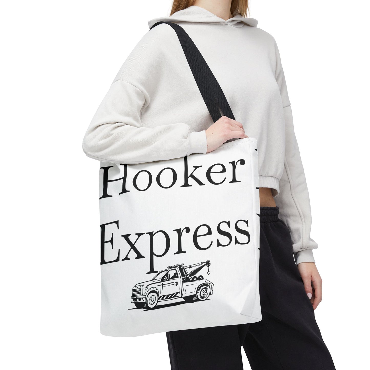 H**ker Express Wheel Lift Tow Truck Tote Bag