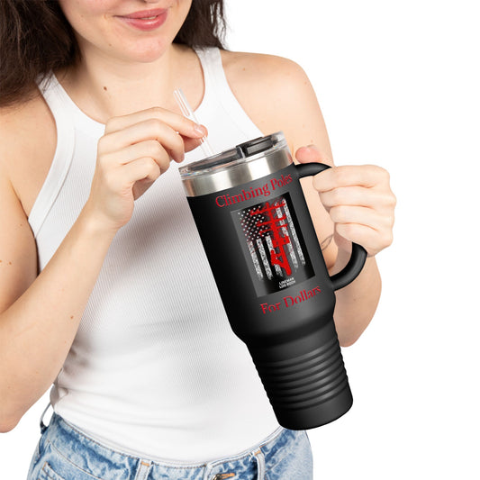 Climbing Poles Insulated Travel Mug