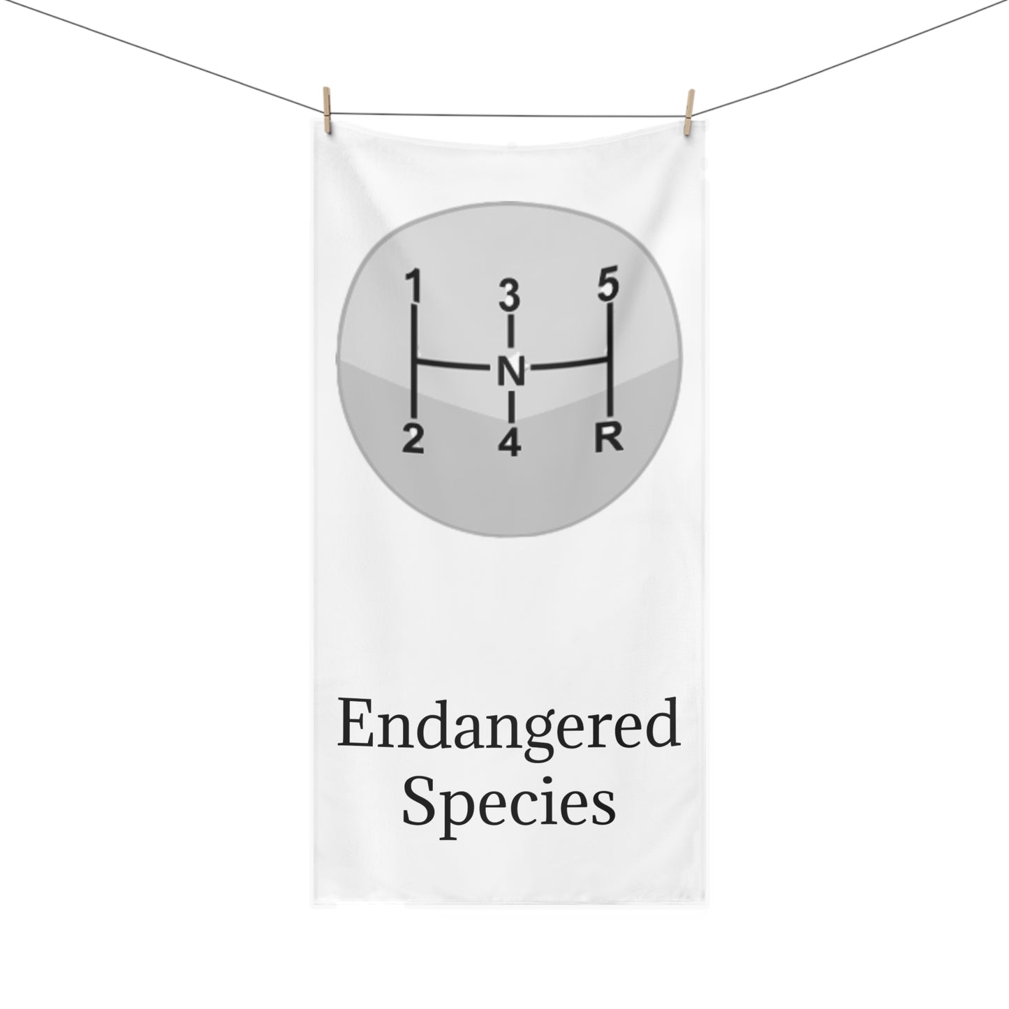 Endangered Species Mink-Cotton  Beach Towel