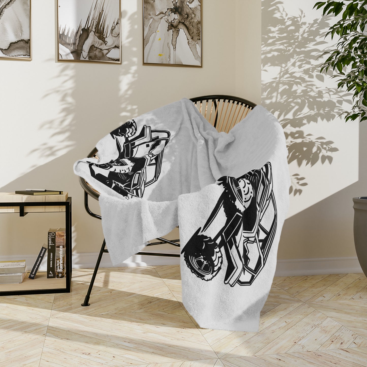 Off The Beaten Path Side By Side Velveteen Microfiber Blanket