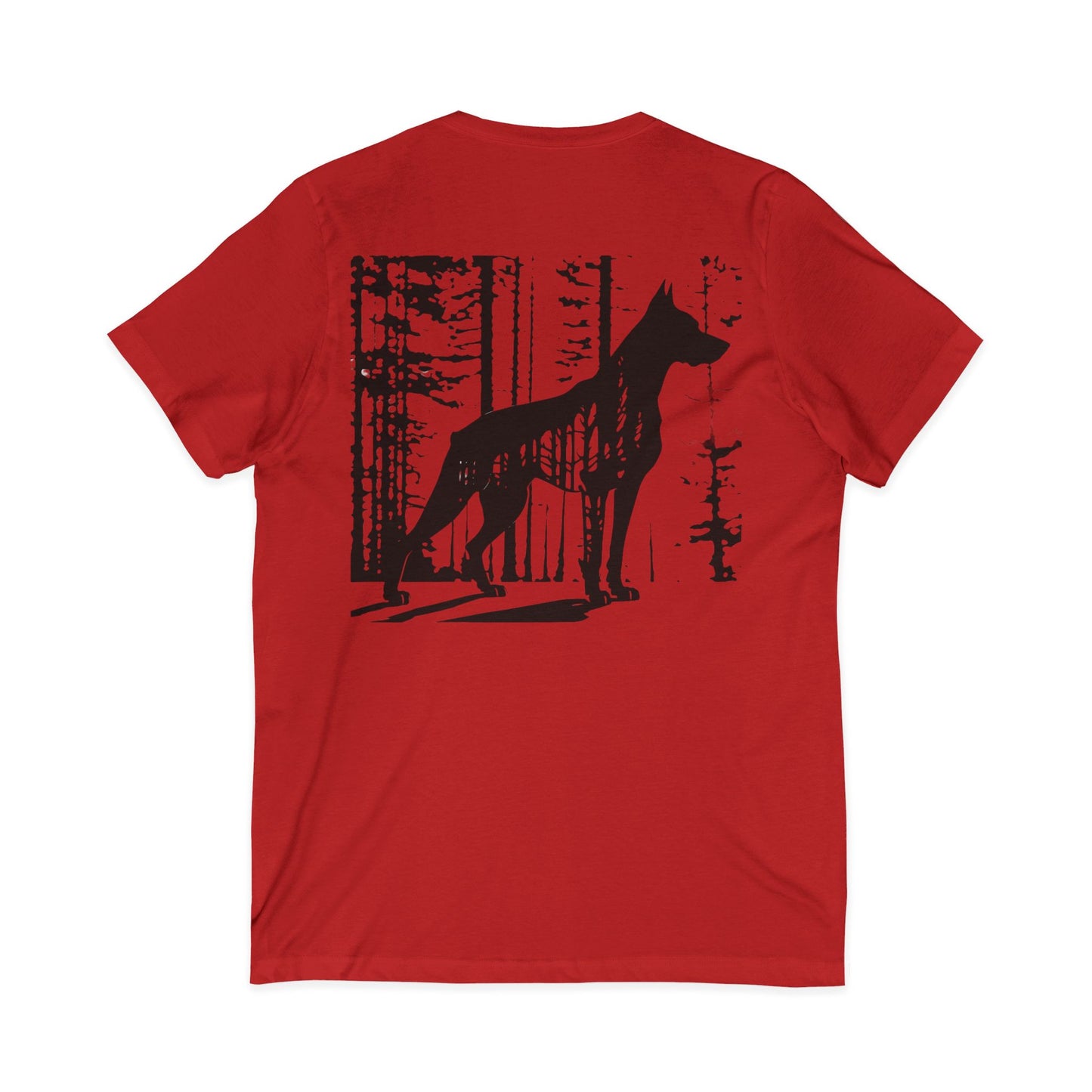 Guardian Of The Forest Unisex Short Sleeve V-Neck Tee