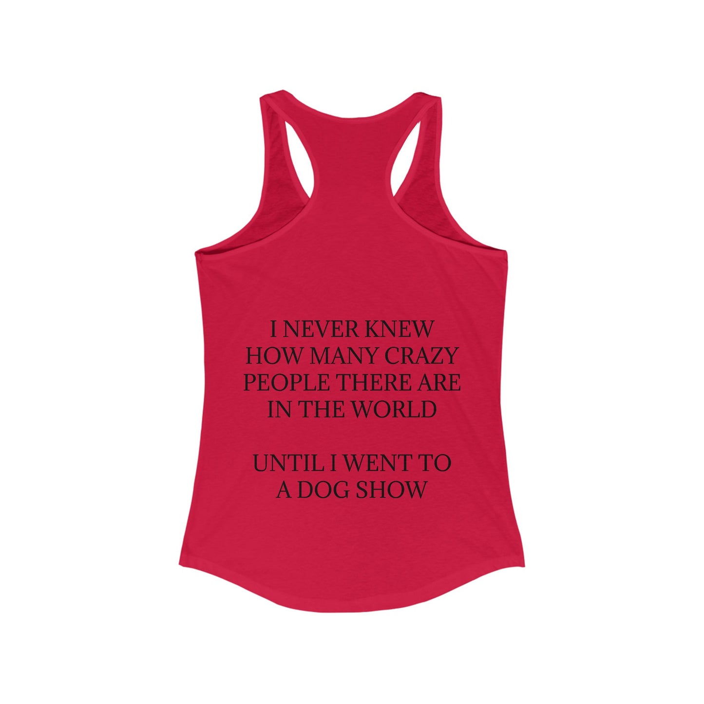 Never Knew Women's Racerback Tank