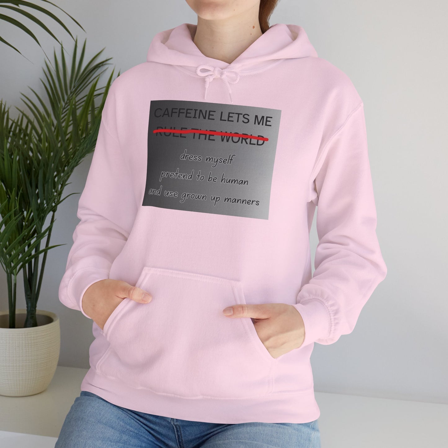 Caffeine Lets Me Unisex Hoodie