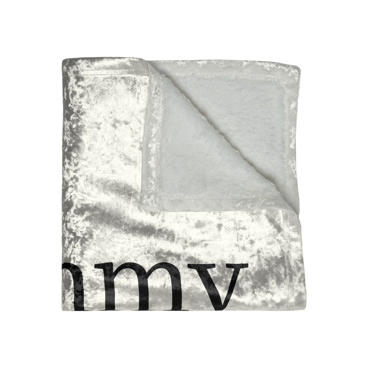 Sammy Smile Crushed Velvet Blanket