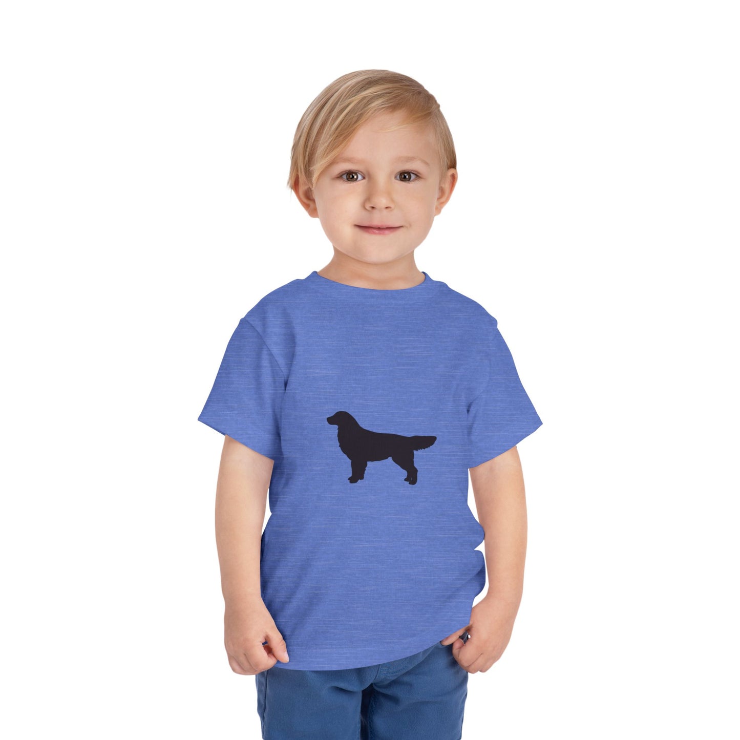Golden Silhouette Toddler Unisex Short Sleeve Crewneck Tee